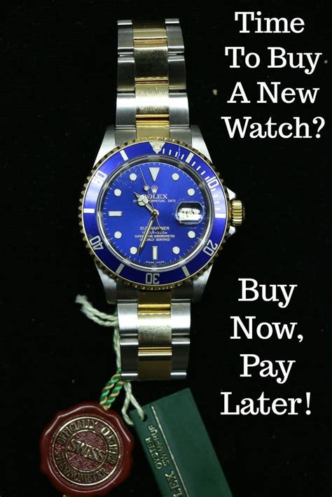 rolex buy now pay later.